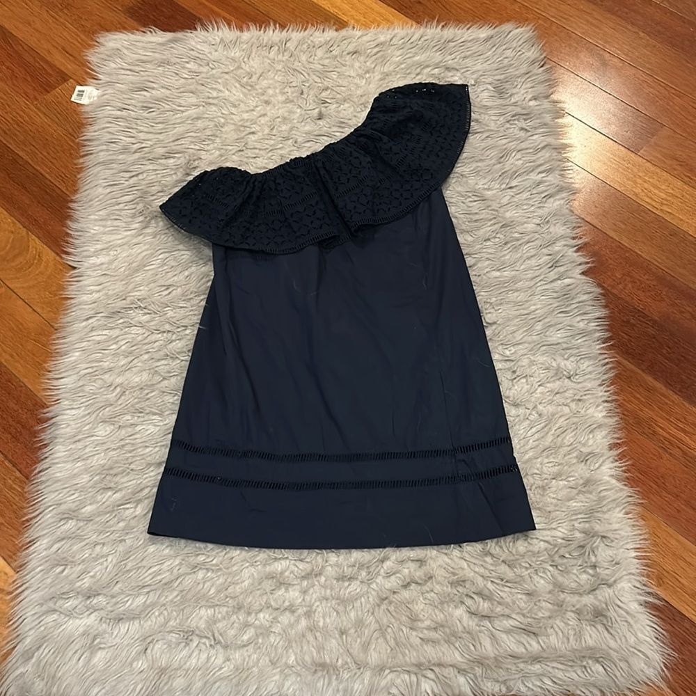Abercrombie and fitch‎ women’s blue off the shoulder ruffled lace dress - Picture 4 of 5